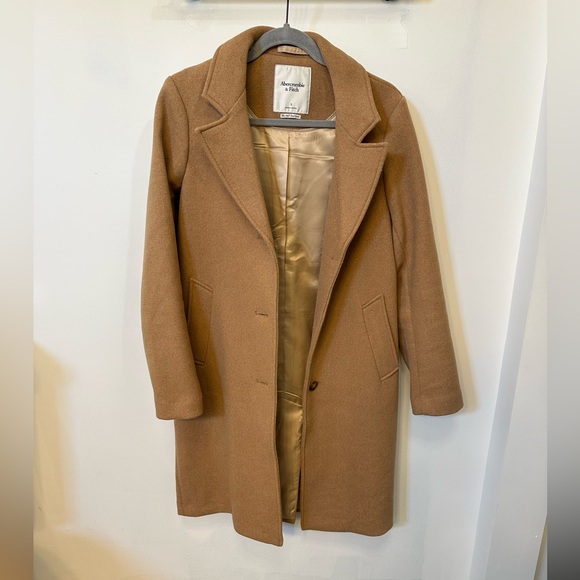 Abercrombie wool blend dad coat - Picture 4 of 5